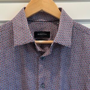 New! Bugatchi Men's Patterned Shirt